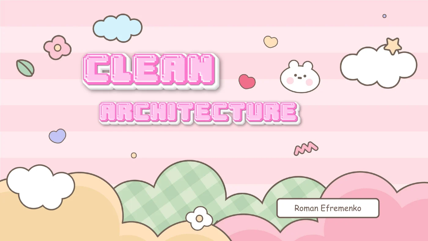 Title slide of the Clean Architecture presentation